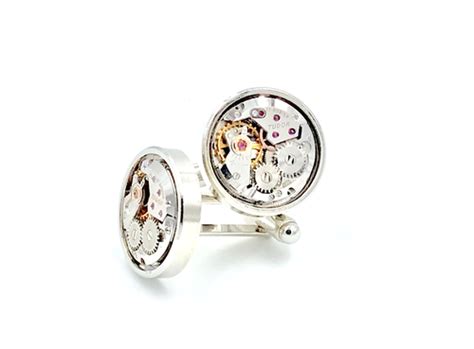 Tudor Watch Cufflinks – Rectangle – 17 Jewels 